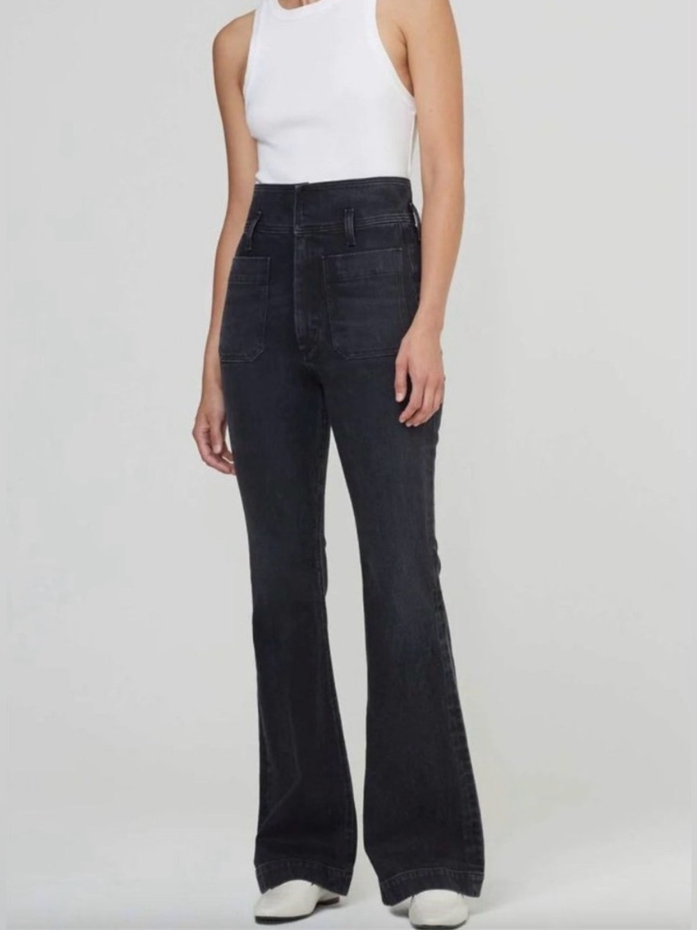 Citizens of Humanity Gabriella Flare High Rise Night Shadow Jeans